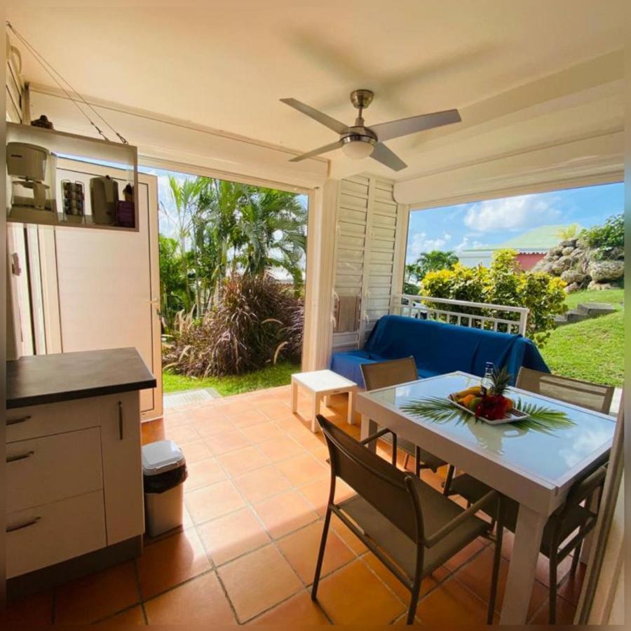 Appartement Rez-De-Chaussee De Villa A 1 Minute De La Plage Saint-Francois  Exteriör bild