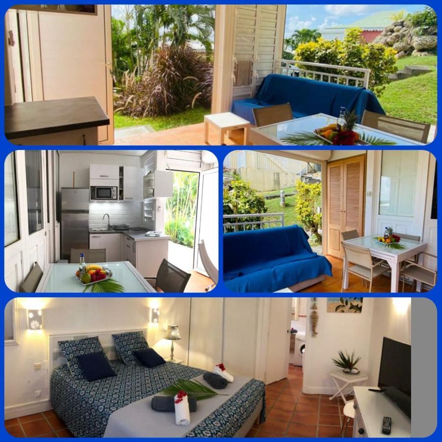 Appartement Rez-De-Chaussee De Villa A 1 Minute De La Plage Saint-Francois  Exteriör bild